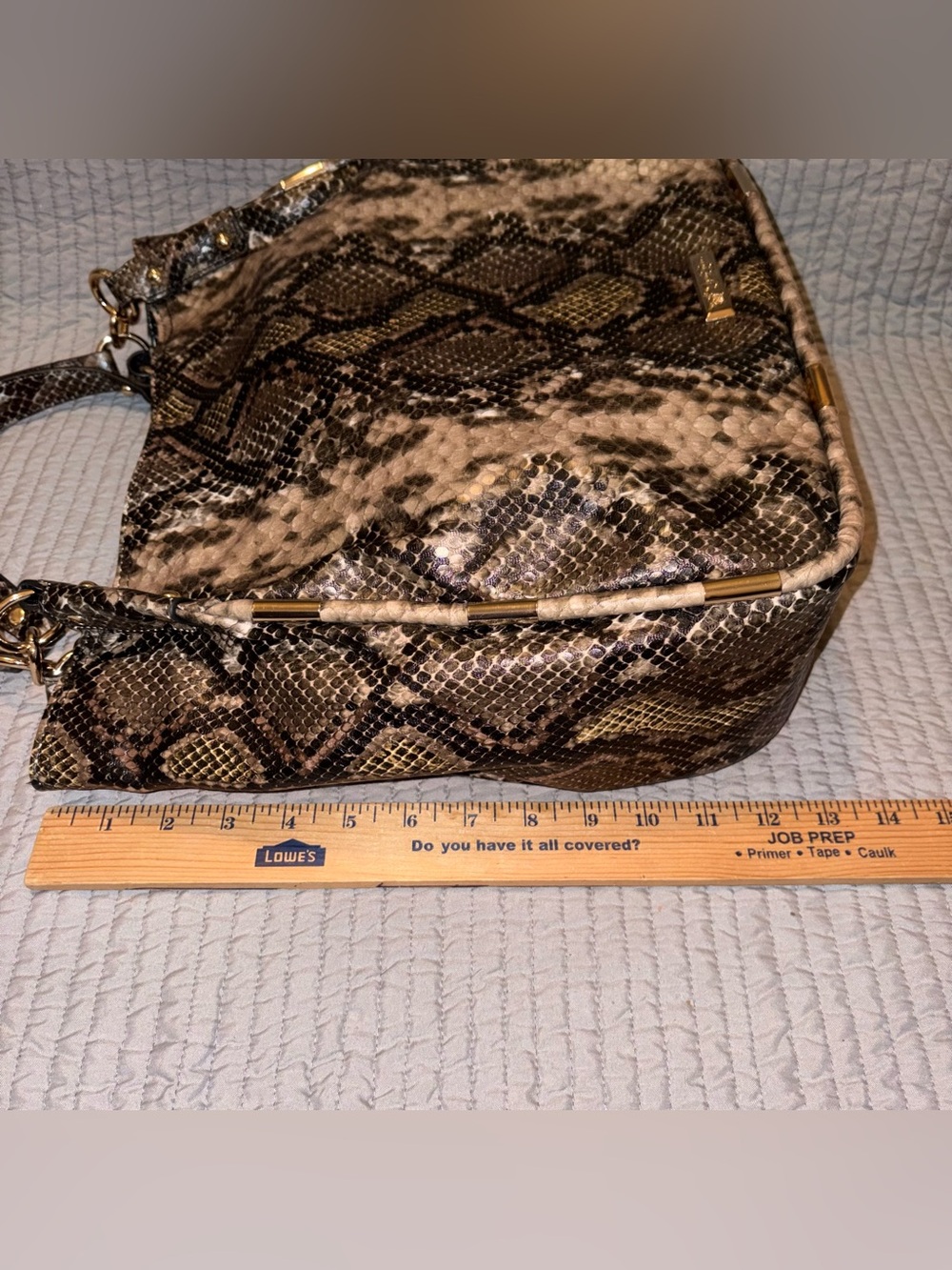Jessica Simpson Women's Sadie 4 Poster Tote Bag, Shoulder Bag Snake NWOT - Picture 11 of 13